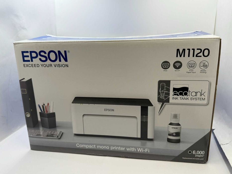 Drukarka EPSON ECOTANK M1120 Komplet Gwarancja od Loombard Jarocin