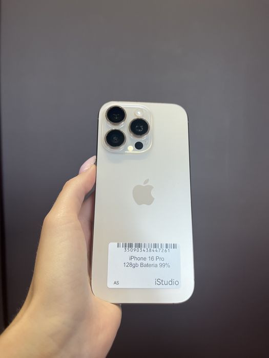 iPhone 16 Pro 128GB Pustynny | Bateria 99% | Rozliczymy Twój iPhone | Gwarancja 12 mies.