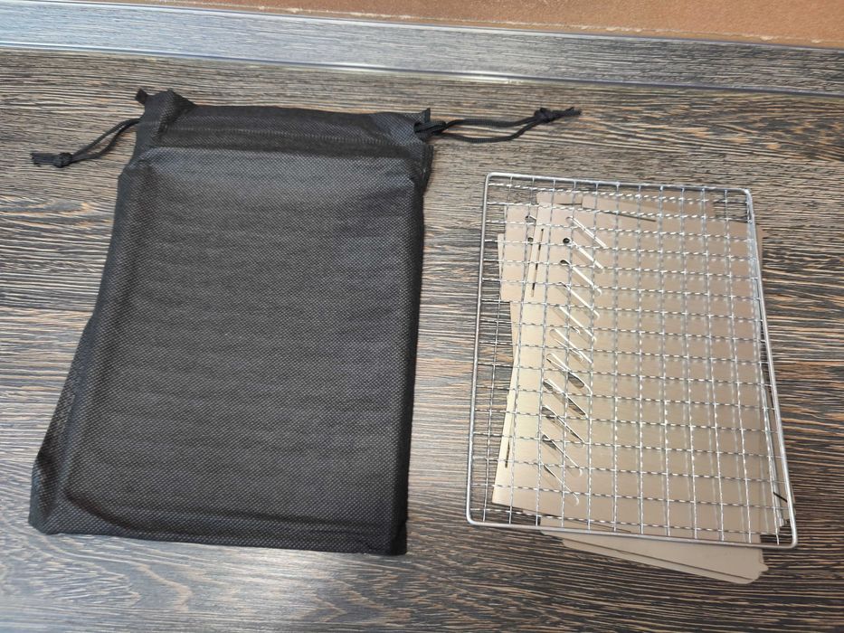 Mini Grill - turystyczny, kempingowy - z nierdzewnej stali