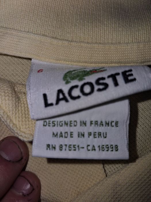 футболка lacoste