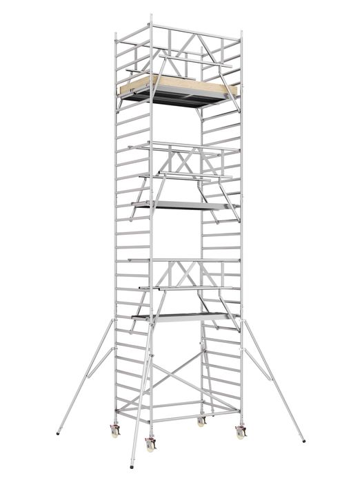 Raty,Rusztowanie Alu Jezdne AKSO 1,5mx1,9m w 12,5m 0,9x1,9i0,75x1,9m