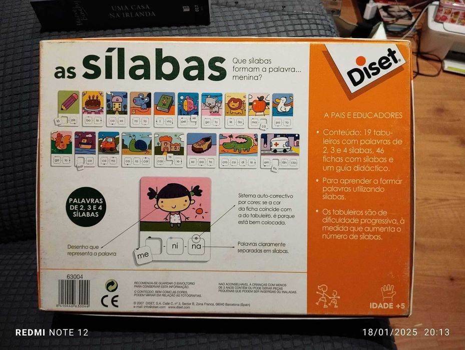 Jogo ducativo - As sílabas - Diset
