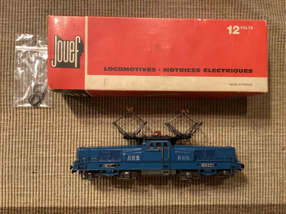 JOUEF 8335 Locomotiva H0 eléctrica crocodilo azul da SNCF. Excelente.