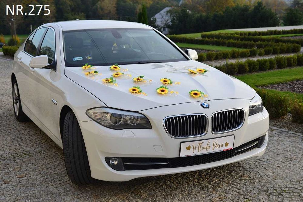 ŚLICZNA dekoracja na samochód ze SŁONECZNIKÓW.Ozdoby 275