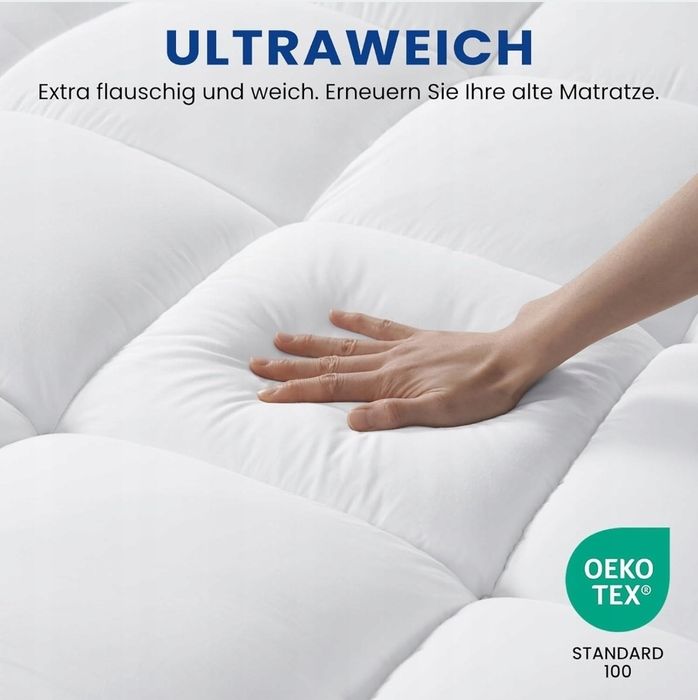 DUANDUAN Materac wierzchni z mikrofibry 140x200cm