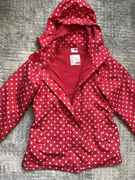 Kurteczka wiosenna, wiatrówka dla dziewczynki 128/134.