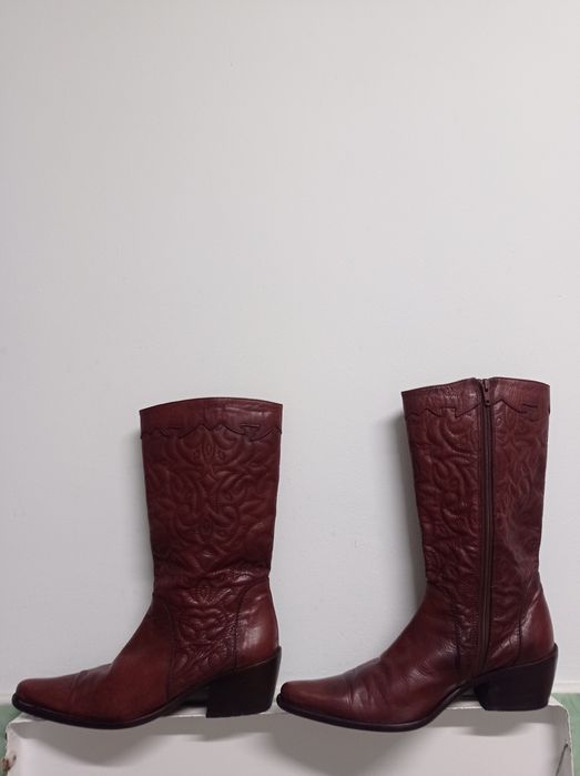 Жіночі ковбойки шкіра 100%