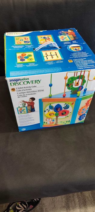 Cubo de Atividades 5 em 1 em Madeira - Universe of Imagination DISCOVERY (Como Novo)