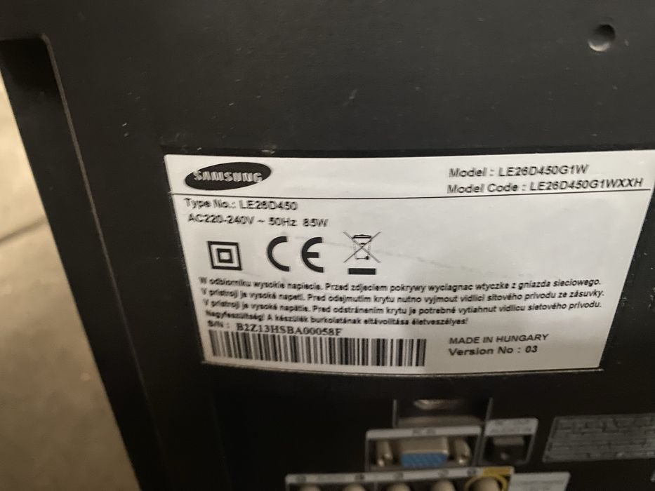 Tv samsung 26 cal