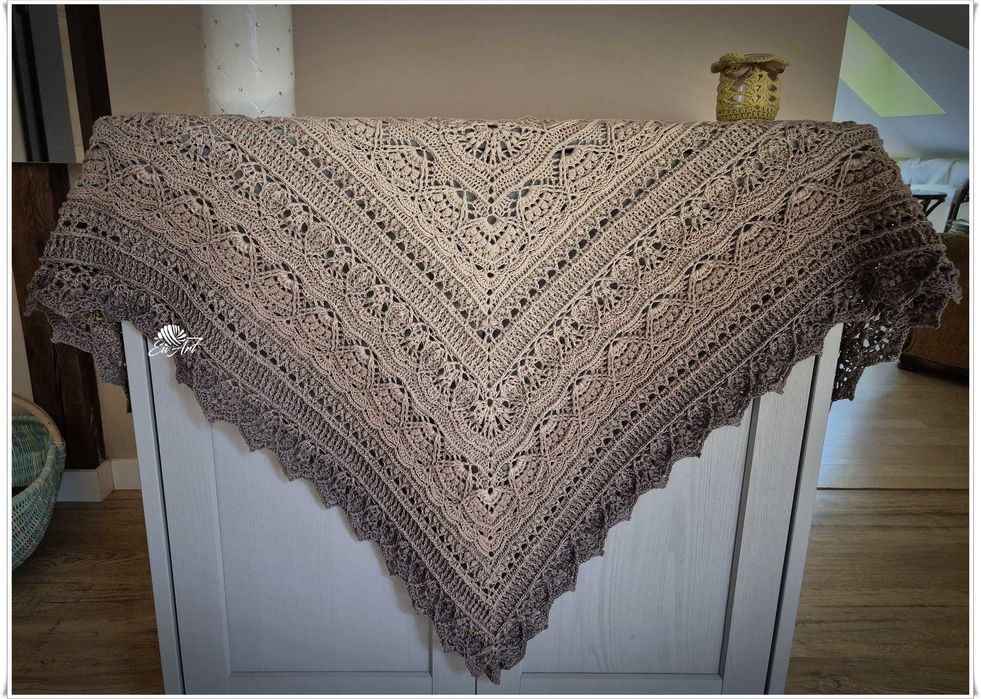 Chusta szydełkowa, rękodzieło