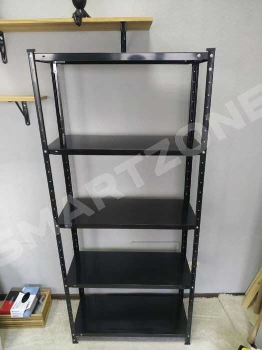 Стелаж МІА на болтах 150х75х30 см, 4 полки Метал для книг, іграшок