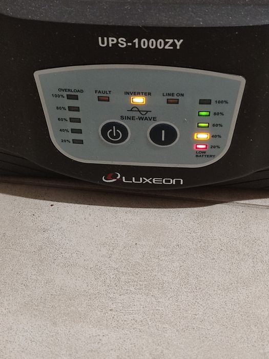 ИБП чистый синус + два аккумулятора Luxeon 1000ZY, Ritar 12v100A,