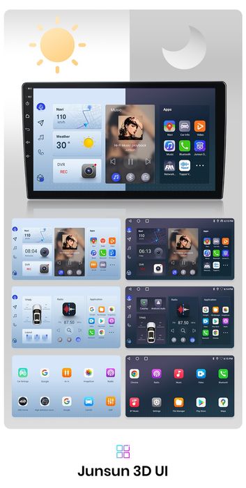 Rádio Mercedes Sprinter/VW Crafter (06-16) 4/64GB Carplay GPS Wi-Fi BT