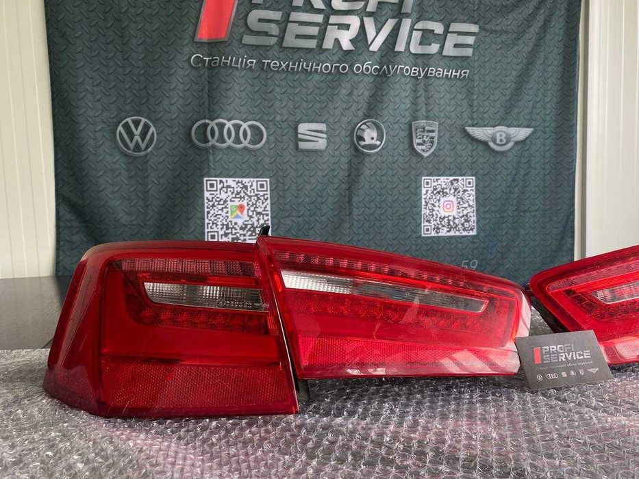 Задні Ліхтарі Audi A6 C7 2011-2014 Ліхтар Європа Eu Оптика Фари Ауді