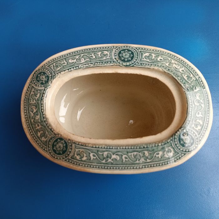 Açúcareiro Fábrica de Sacavém (1886/1894) motivo METZ sem tampa