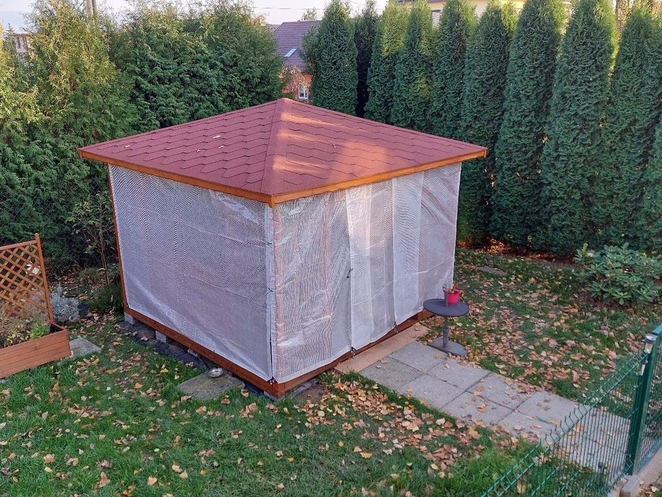 Plandeka ochronna 2x3m transparentna 100g wodoodporna