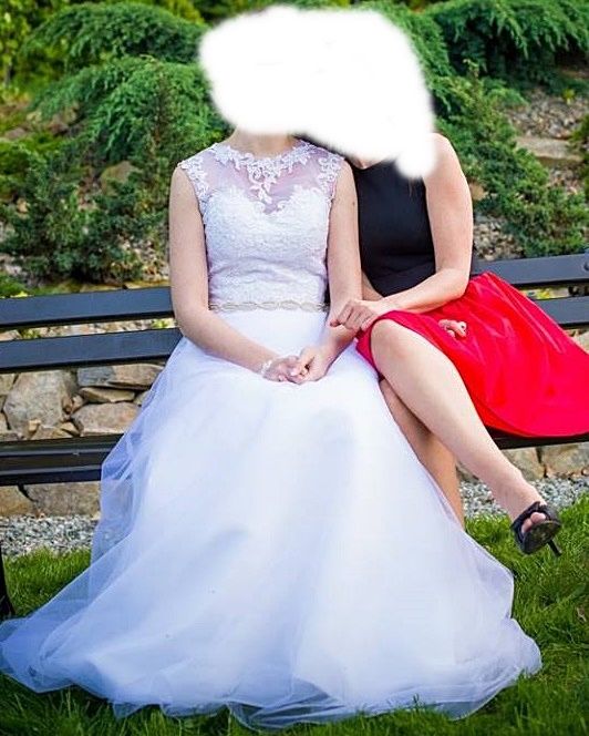 okazja!! suknia ślubna xs-s