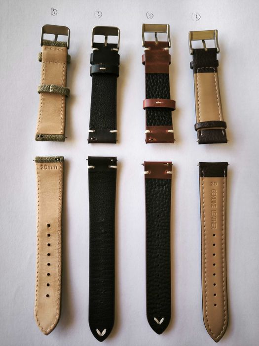 Braceletes para relógio, 20mm, NOVAS