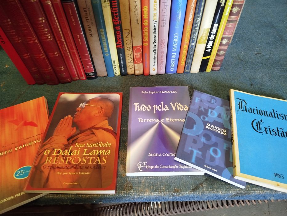 Vários livros e leituras