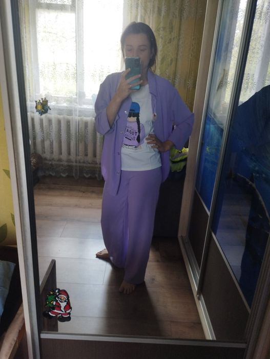 Костюм S бузкового кольру