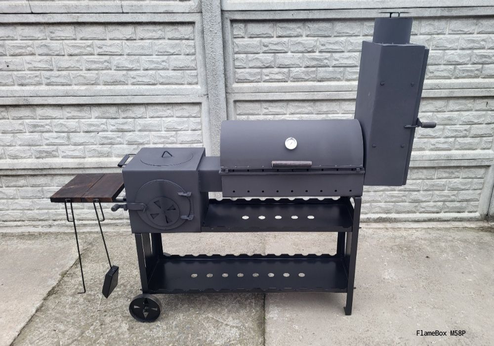 • 5 мм • ВІД ЗАВОДУ • Мангал 4в1 • Гриль Смокер з Пічкою під Казан