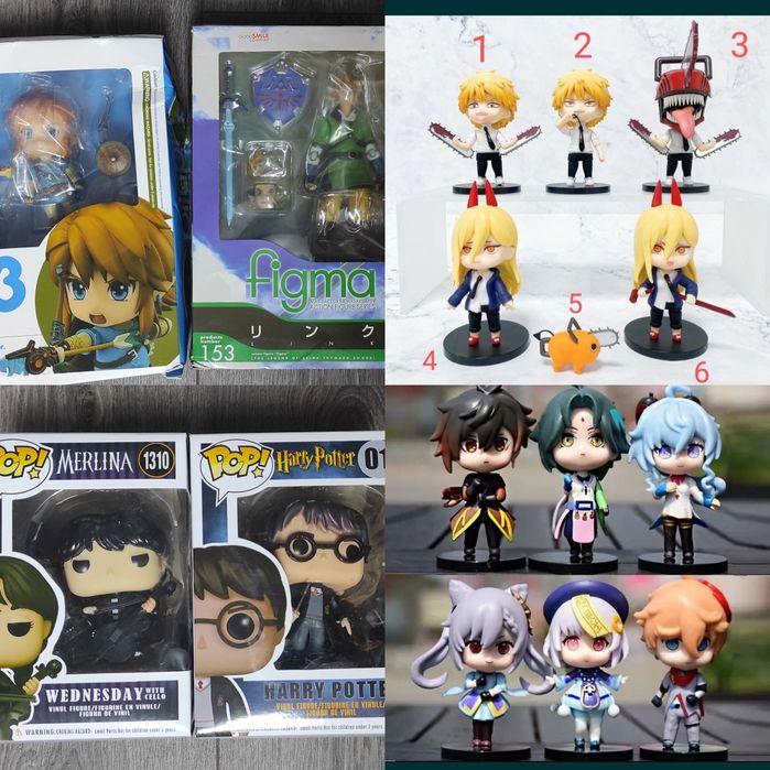 Фигурки/Аниме/Брелки Genshin/Геншин/fnaf