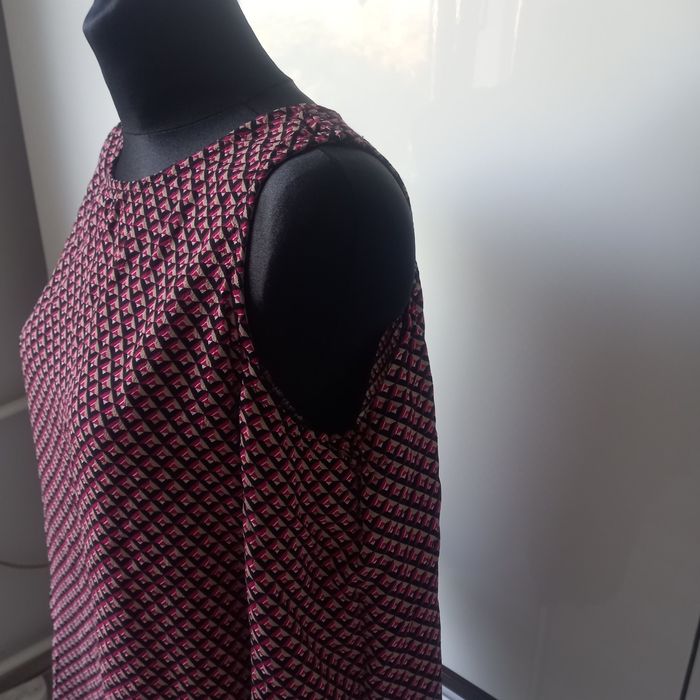 Bluzka damska Now Look roz 38 Viscose gołe ramiona krótki rękaw
