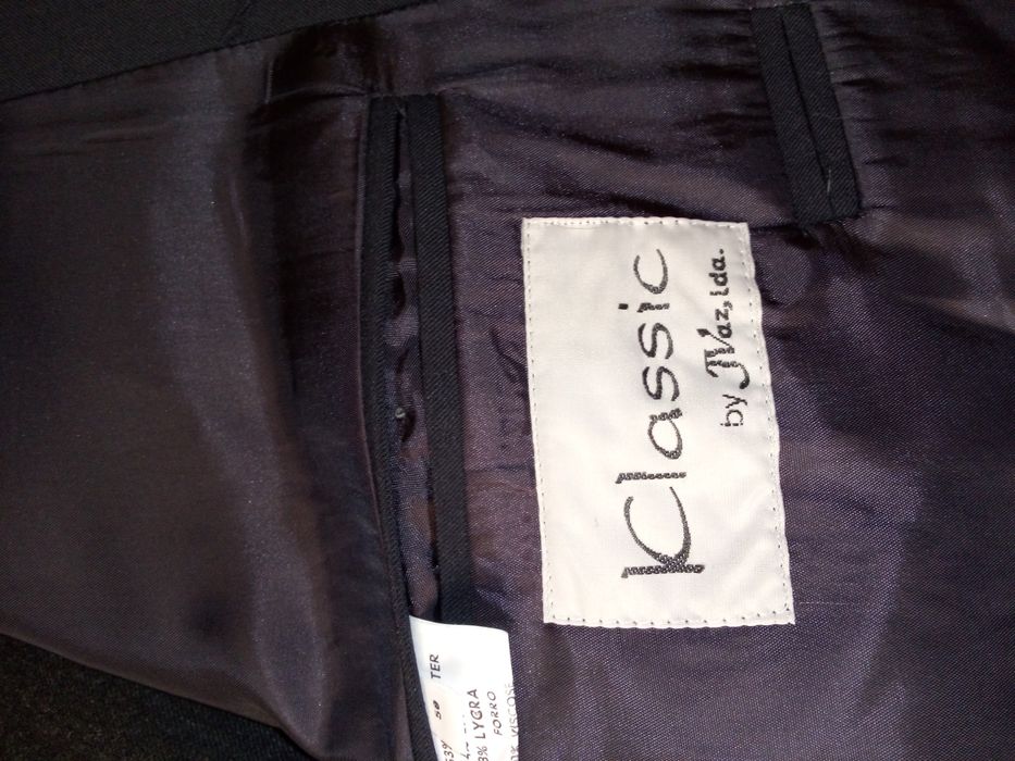 Fato para homem blaizer azul e calça cinza