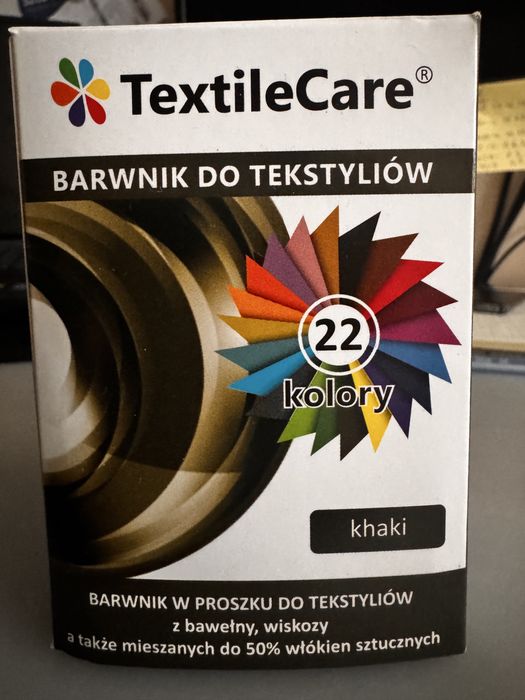 Barwnik w oroszku do tekstyliów - khaki