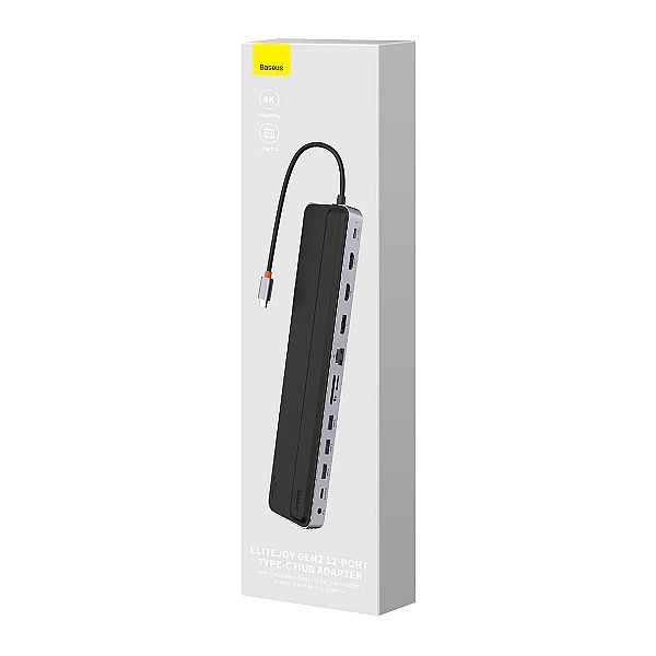 Baseus EliteJoy Gen2 uniwersalny HUB USB 12w1 z kablem USB-C 25cm pods