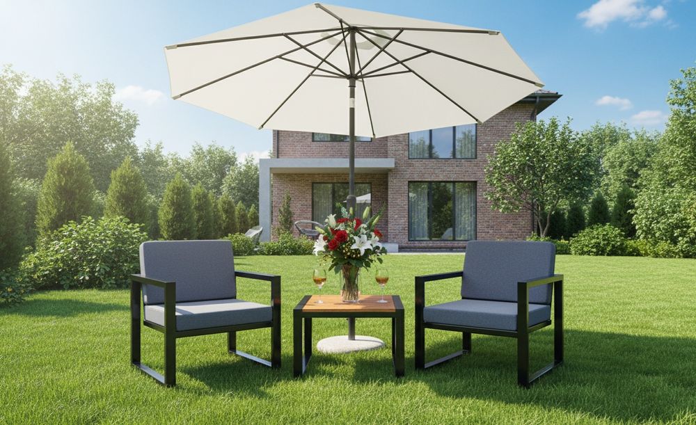 Крісло, столик для саду, мебель для тераси