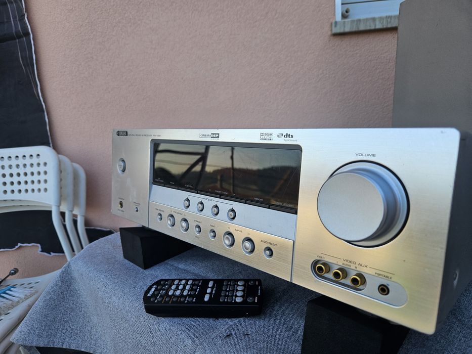 Home Cinema 5.1 Yamaha RX-V361 (Recetor + Colunas) – Excelente Som!RESERVADO