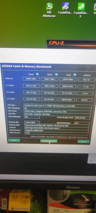 CPU i7 11700KF з дефектом