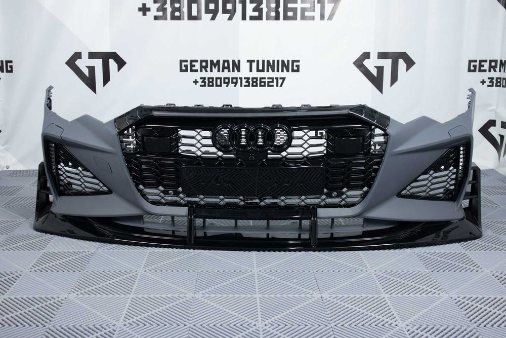 Комплект обвісу Audi A6 C8 стиль ABT обвес ауди а6 с8 бампер передний задний губа дифузор ауді