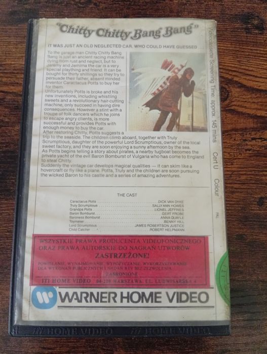 Chitty Chitty Bang Bang VHS ITI unikat