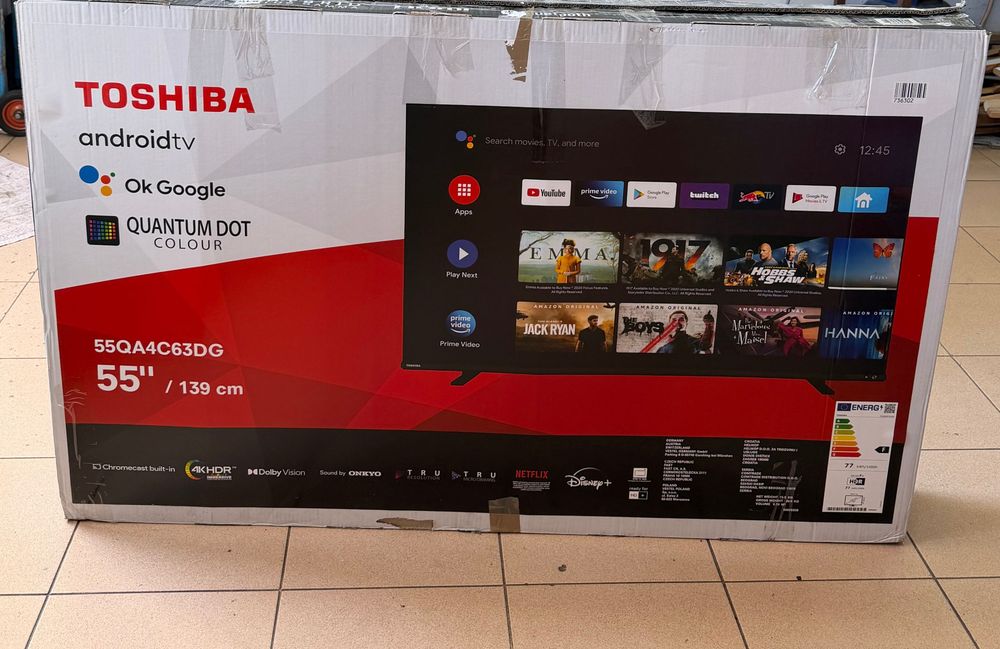 Tv led toshiba 55 139 cm