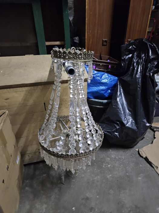 Candeeiro de teto de vidro - antigos