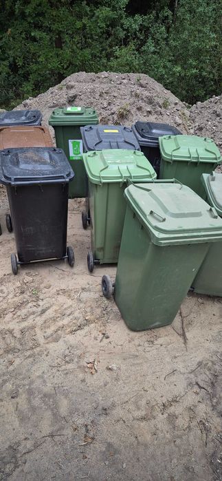 Kosz na śmieci plastikowy 240l kosze plastikowe