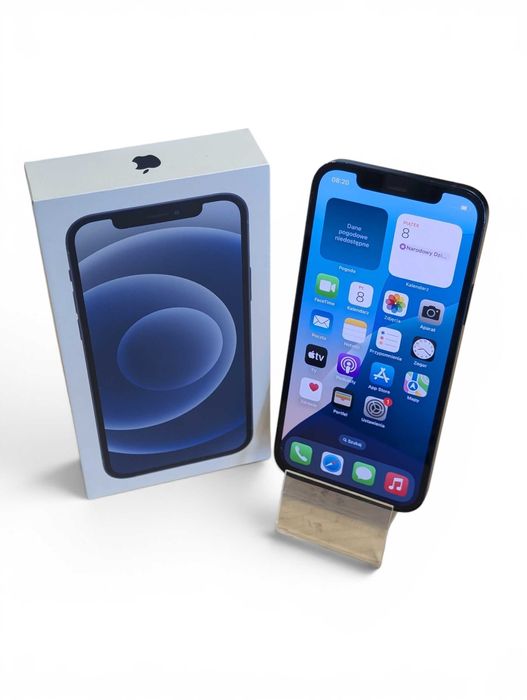 Smartfon APPLE iPhone 12 5G 64GB 6.1" Czarny | Bateria 85%