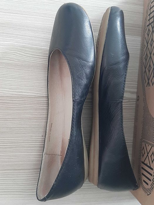 Baleriny z miękkiej skóry, r. 37 Pier One