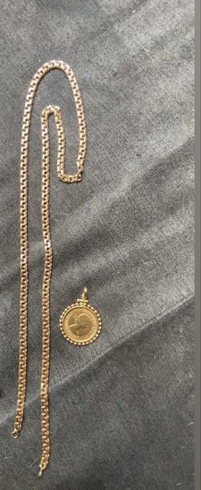 Fio de ouro 19,2K, Moeda libra 22k