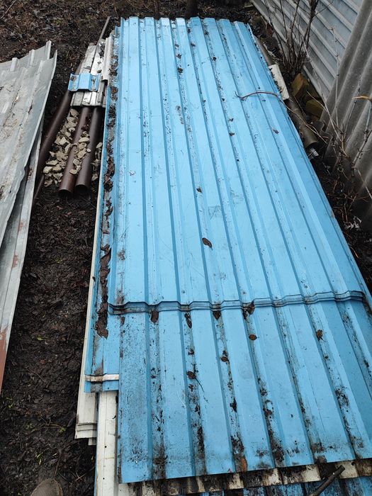 Продажа бу проф листов толщиной 1мм