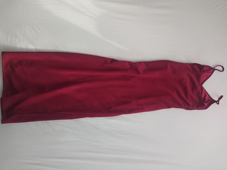 Prześliczna burgundowa sukienka na wesele /studniówkę