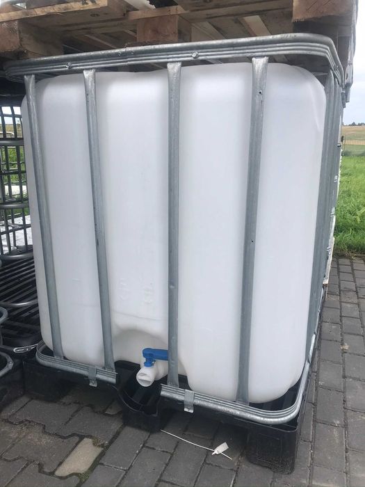 Zbiornik IBC mauzer 600L paletopojemnik na wodę paliwo