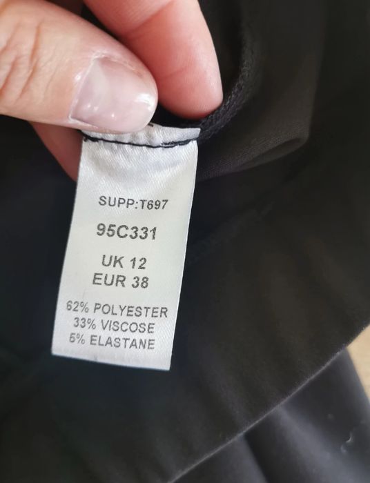 Spodnie czarne nowe 38 Kaleidoscope