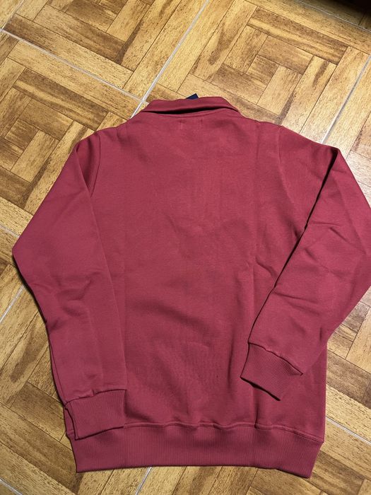 Camisola com fecho bordô da Ralph Lauren - tamanho M