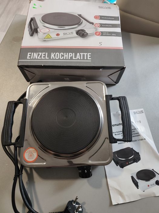 pojedyncza kuchenka elektryczna marki Skive (model KP10881)