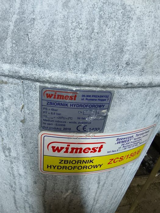 Hydrofor do wody