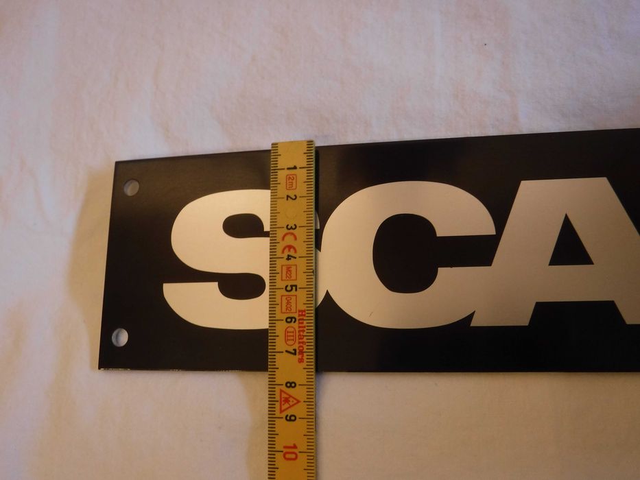 Scania tabliczka aluminiowa szyld Oryginał