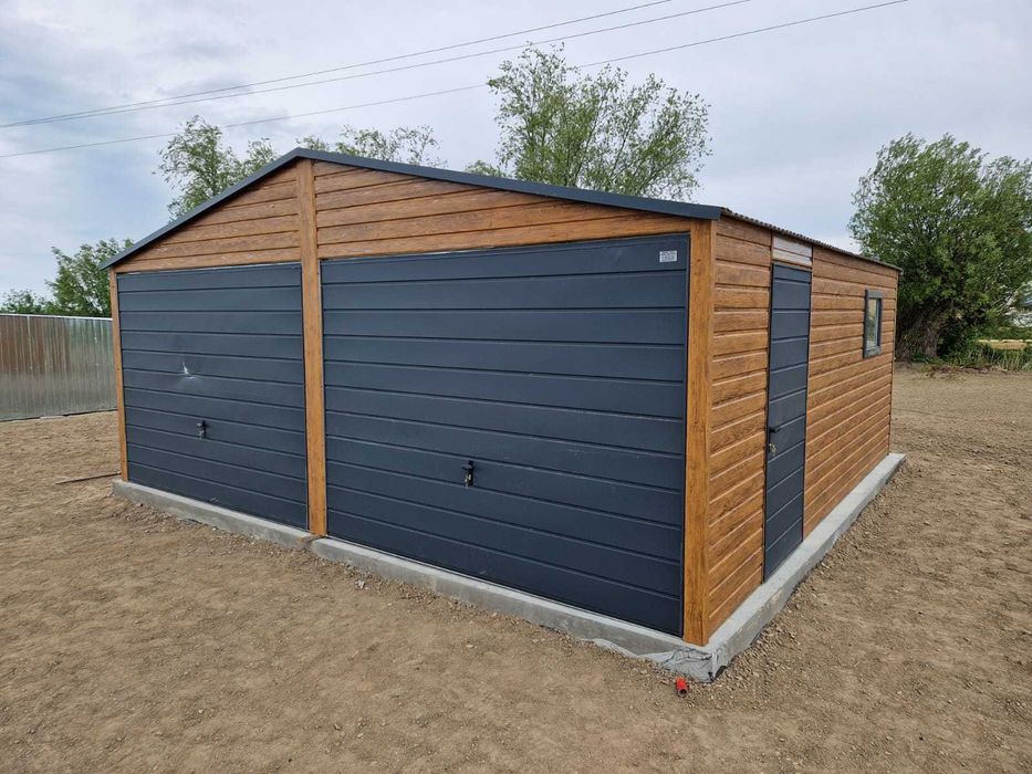 Garaż blaszany 6x5 garaz Premium Garaże blaszane 6x5 6x6 7x6 8x6 9x6 PRODUCENT